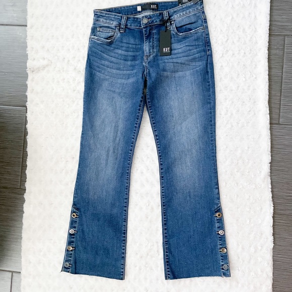 👖 -KUT FROM KLOTH Kelsey Slim Bootcut Jeans - Picture 6 of 13